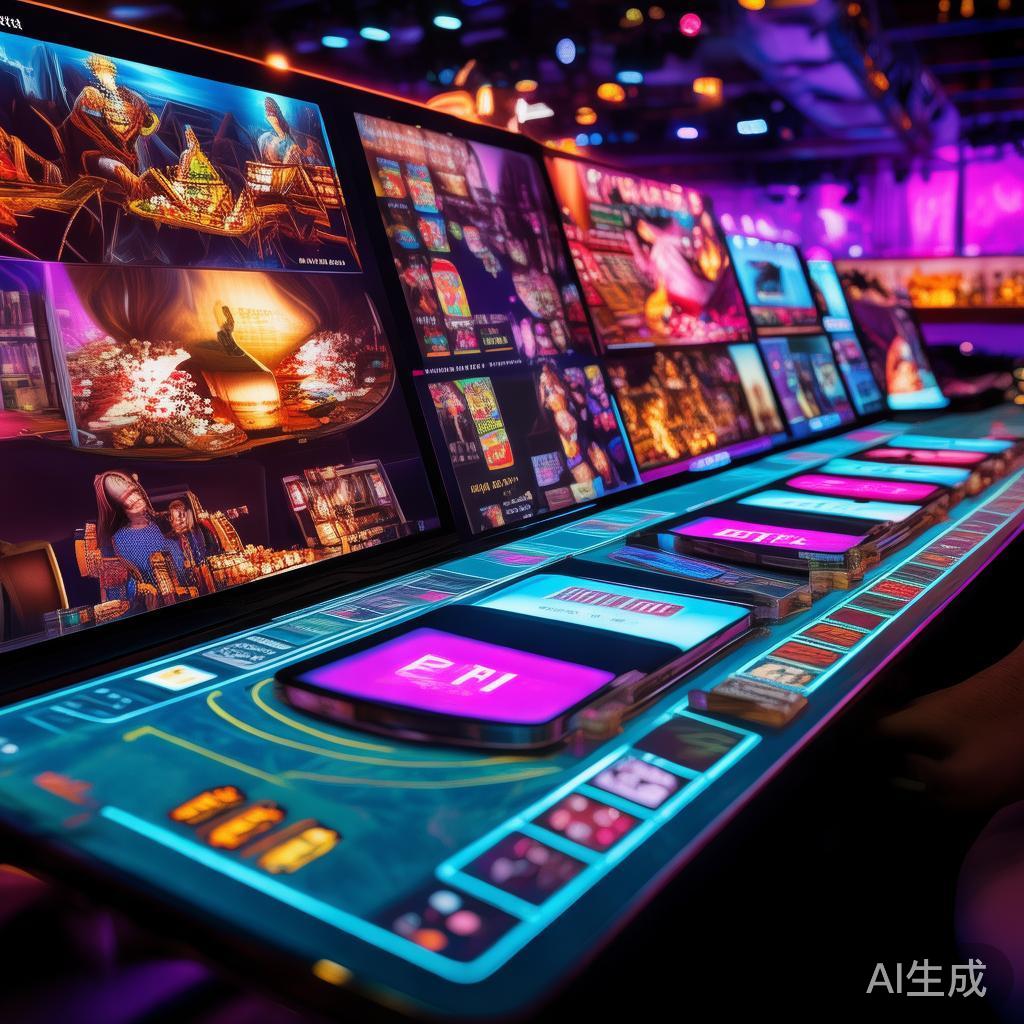 选择游戏类型
进入账户后，首页会展示丰富的游戏类